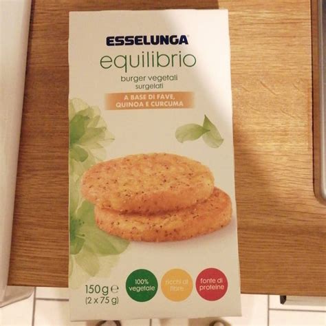 Esselunga Burger Vegetali A Base Di Fave Quinoa E Curcuma Review Abillion