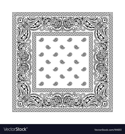 Bandana Royalty Free Vector Image - VectorStock