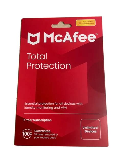 MCAFEE TOTAL PROTECTION 2023 2024 unbegrenzte Geräte 1 Jahr EUR 11 27