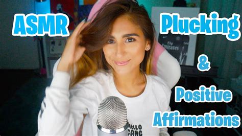 Asmr Plucking Negative Energy And Positive Affirmations Youtube