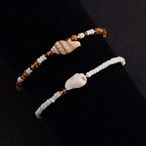 Boho Style Anklets For Women Girl Trendy Natural Shell Beads Ankle