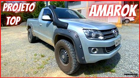 Projeto Top Vw Amarok Cs Lift Espa Ador Pneu Alargador Snorkel