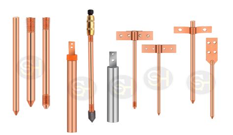 11mm To 25mm Solid Copper Bonded Earth Rod For Earthing 1000mm To