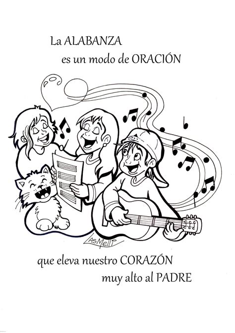 DIBUJO Alabanza y oración Educacion Religiosa