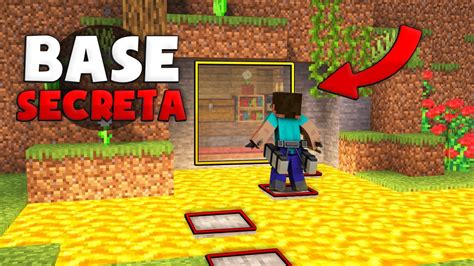 MINECRAFT COMO HACER UNA CASA BASE SECRETA 100 INDETECTABLE SOLO LOS