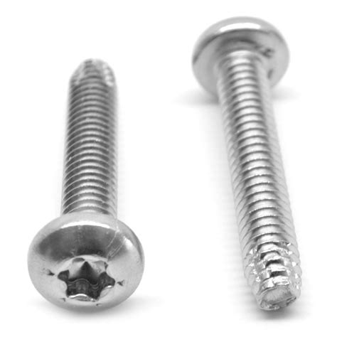 516 18 X 1 Coarse Thread Thread Cutting Screw 6 Lobe Pan Head Type F Stainless Steel 18 8