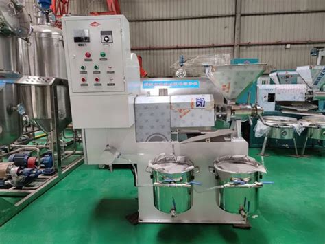 Sunflower Cooking Oil Pressing Machine And Refining Cotton Seed Oil