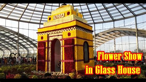 Flower Show In Davangere Glass House Beautiful Glass House Visit