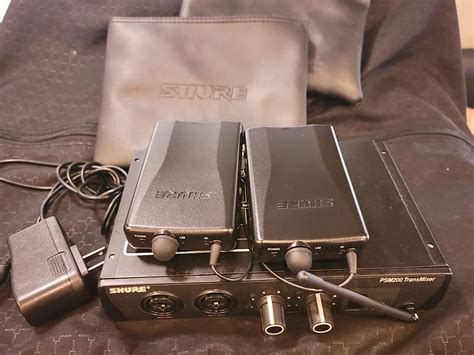 Shure PSM200 IEM System With Two Body Packs Reverb