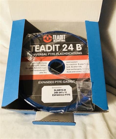 TEADIT Expanded PTFE Joint Sealant Tape SL24B 15 34 3 4 X 15ft NEW