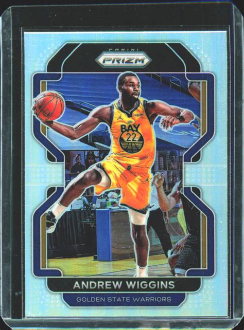 2021 22 Panini Prizm Andrew Wiggins Base Prizms Silver 155 EBay