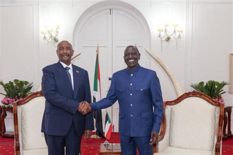 President Ruto Al Burhan Back Jeddah Peace Process On Sudan Wellnes