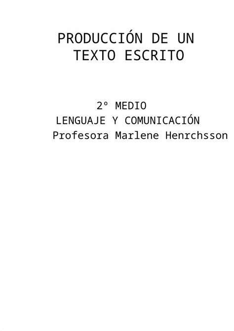 Ppt Como Escribir Un Texto Escrito Dokumen Tips