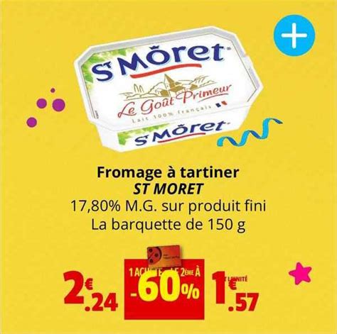 Promo Fromage Tartiner St M Ret Chez Coccinelle Express Icatalogue Fr