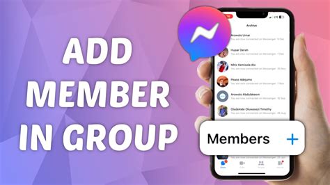 How To Add Member In Messenger Group YouTube