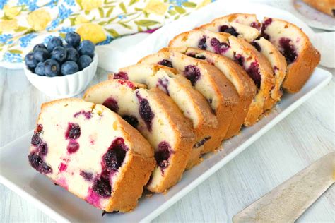 Lemon Blueberry Pound Cake Recipe The Anthony Kitchen