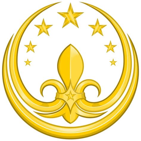 Diseño De Vector De Símbolo Heráldico De La Edad Media Vector Premium