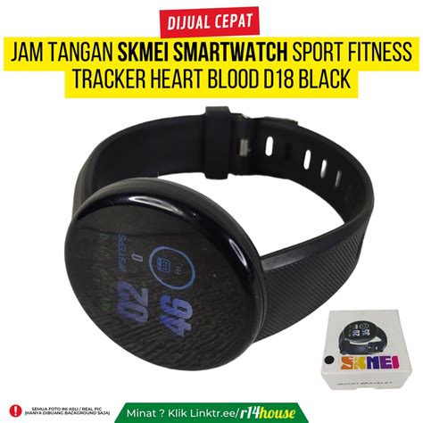 Jual Jam Tangan Smartwatch Sport Fitness Tracker Heart Blood Skmei D