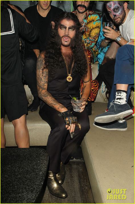 Adam Lambert Looks Unrecognizable As Wolf Man At His Halloween Bash