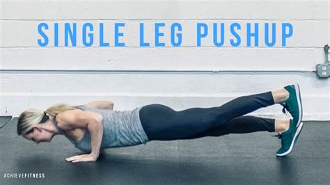 Single Leg Push Up YouTube