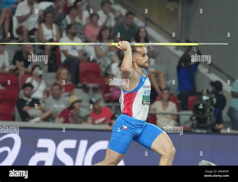 Budapest Hungary 27th Aug 2023 Jakub Vadlejch Of Cze Final Javelin