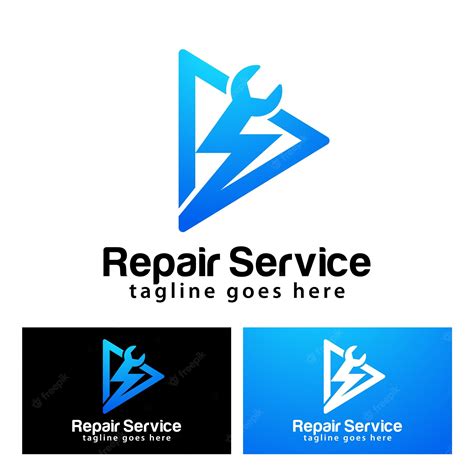 Premium Vector Repair Service Logo Design Template