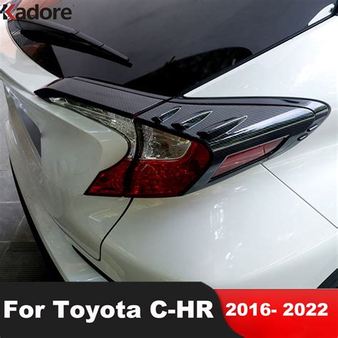 ไฟทายรถยนต คารบอนไฟเบอร สาหรบ Toyota C HR CHR 2016 2017 2018 2019