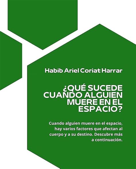 HABIB ARIEL CORIAT HARRAR QUÉ SUCEDE CUANDO ALGUIEN MUERE EN EL