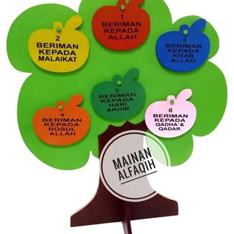 Jual Mainan Edukasi Anak- Pohon Rukun Iman di Seller CV Alfaqih - Kab ...