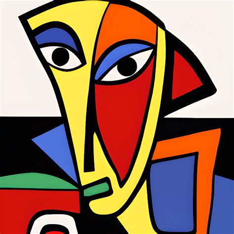 Picasso Style Graphic · Creative Fabrica