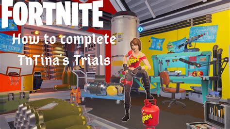 Fortnite How To Complete Tntina S Trials Part Week Youtube