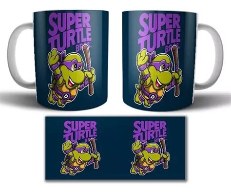 Taza Magica Tortuga Ninja Morada Cuotas Sin Interés