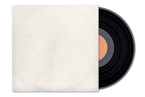 Blank Vinyl Album Cover