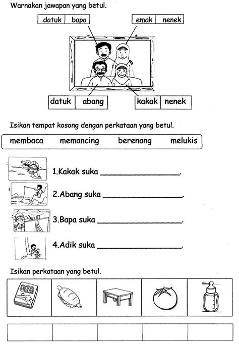 6 Tahun Pra Sekolah Latihan Bahasa Melayu Prasekolah Latihanо NBKomputer