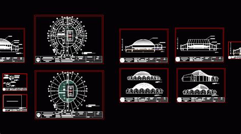 Sports Center Dwg Elevation For Autocad • Designs Cad