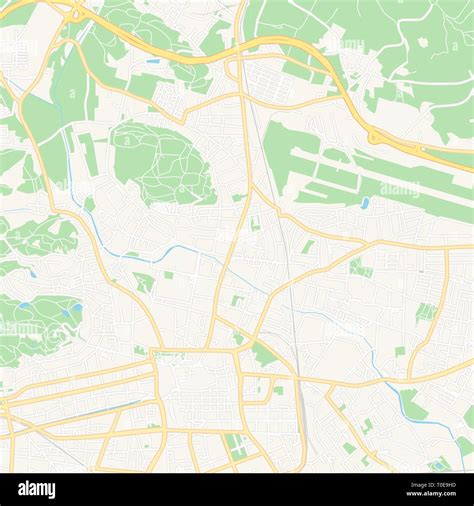 Mapa De Klagenfurt Austria Con Carreteras Principales Y Secundarias Y Grandes Ferrocarriles