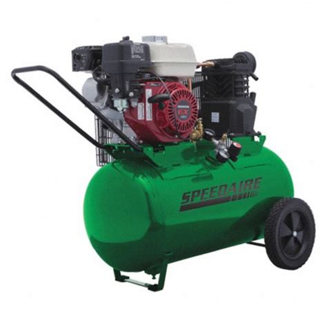 Speedaire 20 Gal 55 Hp Barrel Portable Gas Air Compressor 4b241