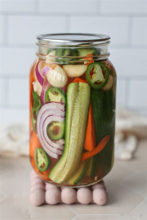 How To Make Quick Pickled Vegetables Danishealthyeats