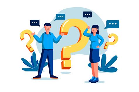 Premium Vector People Asking Questions Illustration In Flat Style