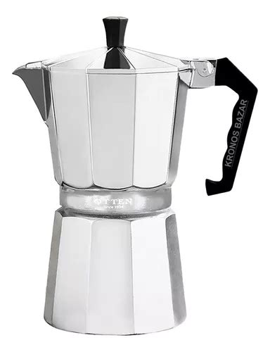 Cafetera 6 Pocillos Italiana Otten Manual Aluminio 300 Ml