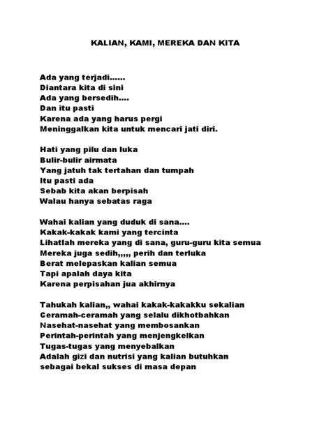 Puisi Perpisahan Dengan Kakak Kelas Riset
