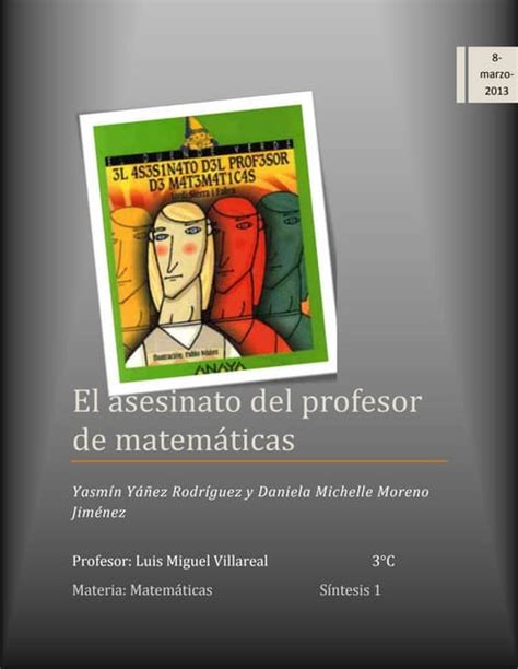 El Asesinato Del Profesor De Matemáticas Pdf