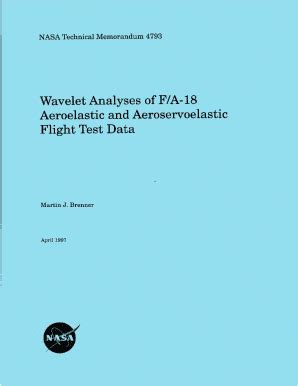 Fillable Online Ntrs Nasa Overview Of Recent Flight Flutter Testing