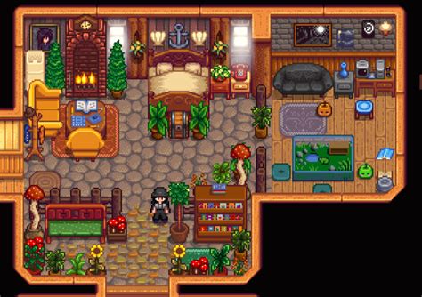 Aesthetic Farmhouses Or Other Interior Places In The Game Stardew Valley