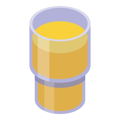 Healthy Breakfast Orange Juice Glass Icon Isometric Style 15649895 Vector Art At Vecteezy