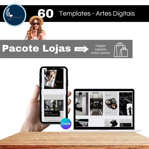 60 Artes Digitais Editáveis No Canva Lojas Elo7