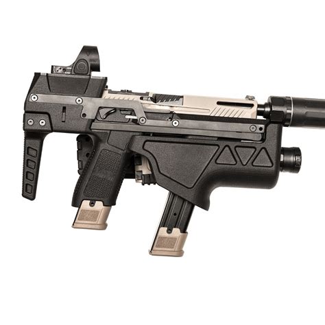 Airsoft Flux Style Mp17 Brace Kit Duty Holster