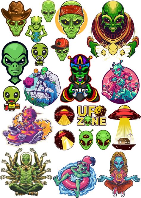 Alien Svg Images Alien Clipart Alien Svg Files Vector Files Cricut