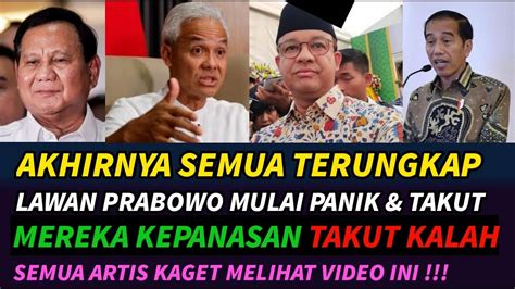 NGERI Lawan Prabowo Mulai PANIK Karena Jokowi Mulai Kelihatan Dukung