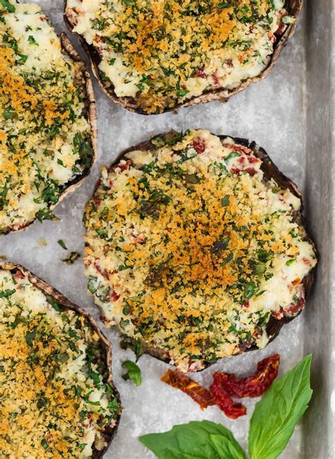 Vegetarian Stuffed Portobello Mushrooms Rachel Cooks